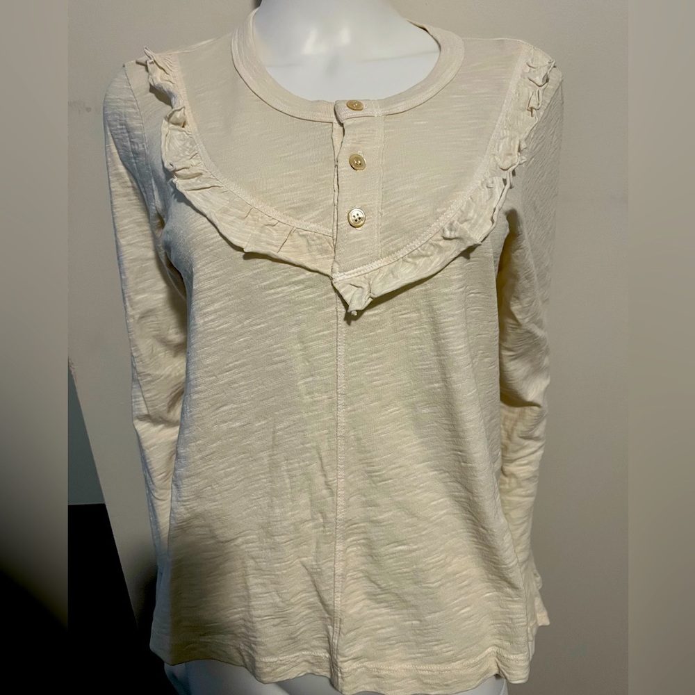 Wilt Heathered Ruffle Tee - NWT!